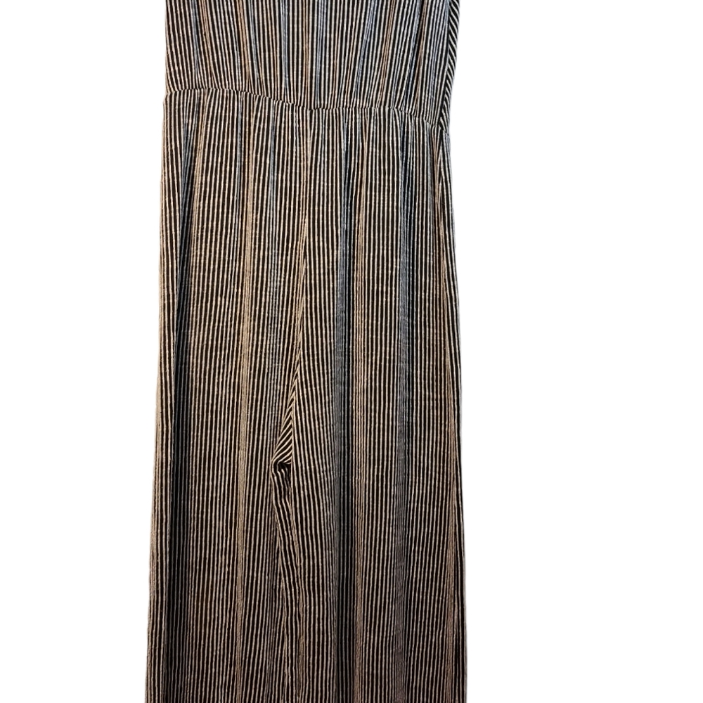 Caution to the wind size medium striped jumpsuit - Picture 3 of 5